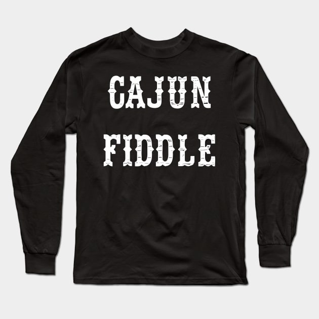 cajun fiddle Long Sleeve T-Shirt by KubikoBakhar